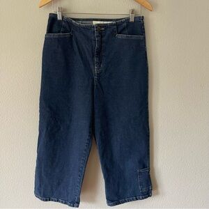 Sahalie Wide Leg Crop Jeans Size 10